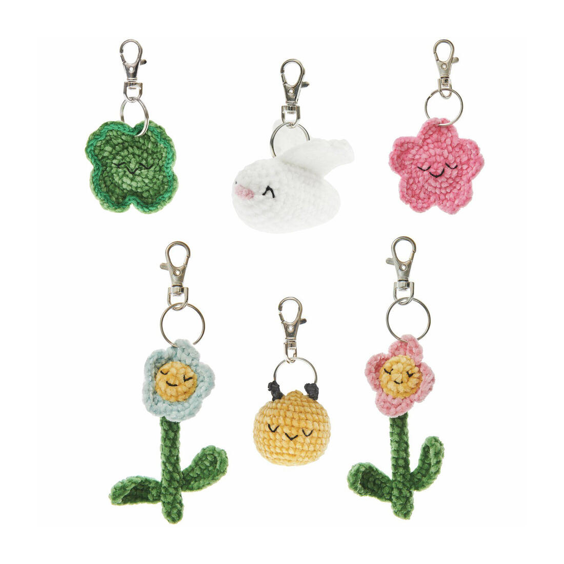 Ricorumi chenillewol sleutelhangers natuur