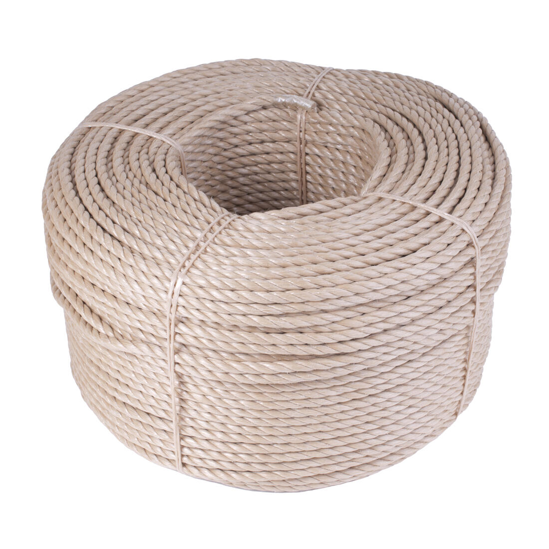 Sjortouw polypropyleen 6 mm 3-streng 220 m ca. 3,6 kg