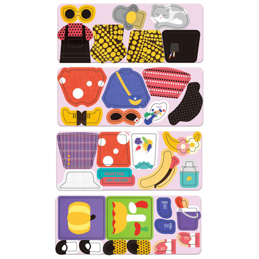 Magnetische reisbox puzzelspel kunstenaar 3+ Magnetische reisbox puzzelspel kunstenaar 3+