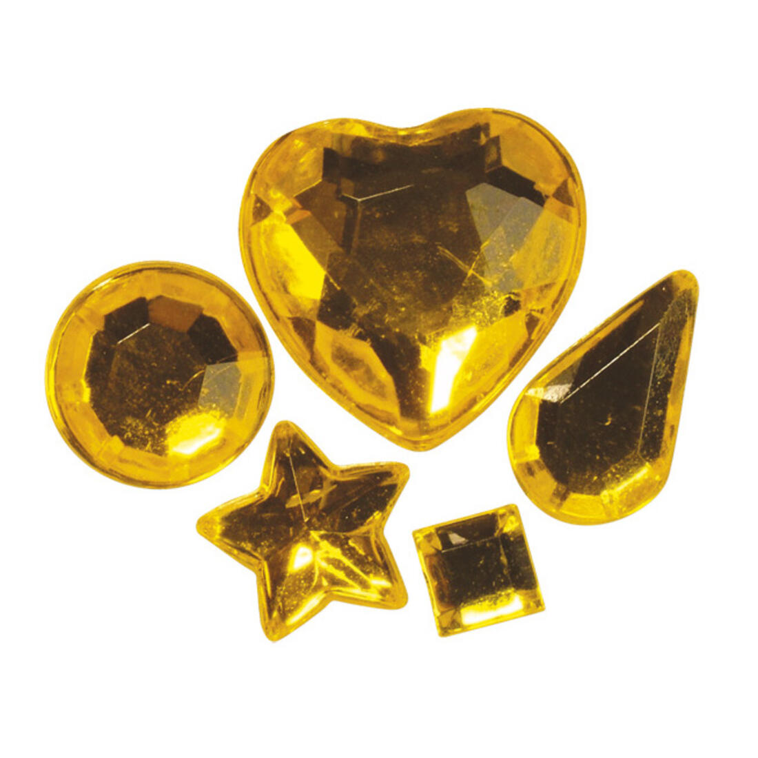 Strass acryl klevend 58 stuks