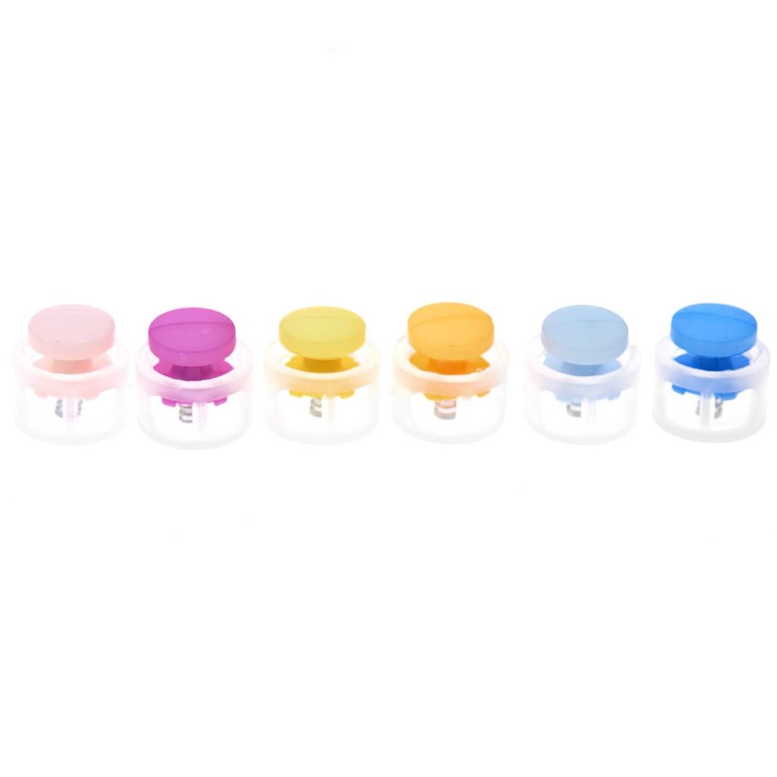 Ponii Beads Sluiting plastiek 14 mm 6 stuks multicolour