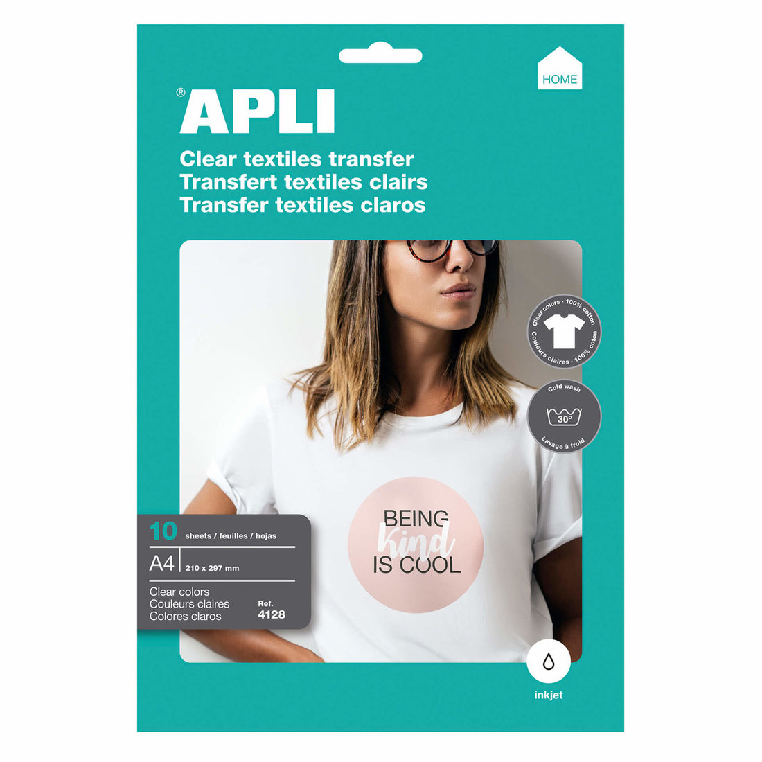T-shirt transfer papier voor lichte stoffen 10 stuks T-shirt transfer papier voor lichte stoffen 10 stuks