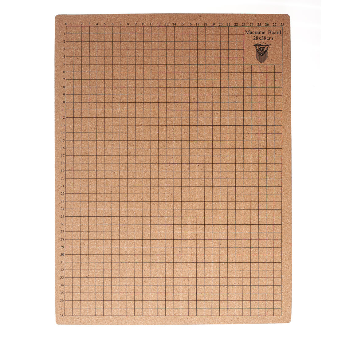 Macramé bord 40.5 x 30 cm