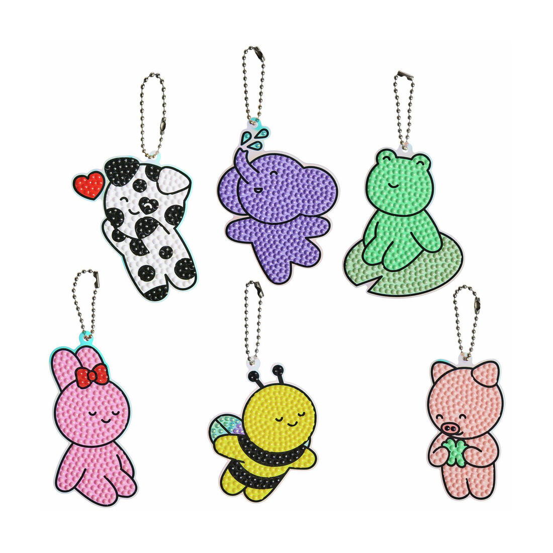 Diamond painting set - bag charms Dieren