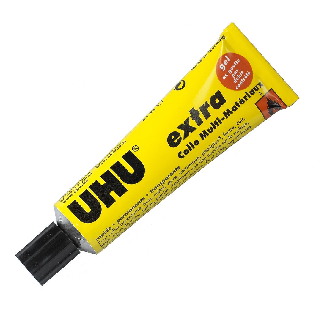 UHU alleslijm gel transparant extra 31 g UHU alleslijm gel transparant extra 31 g