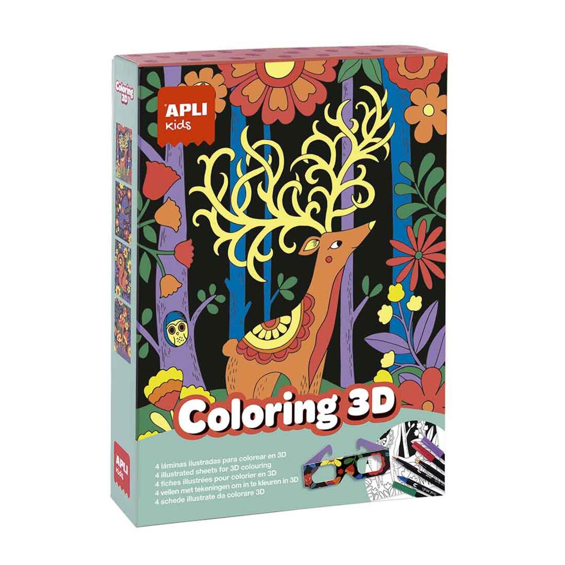 Apli kids Kleuren in 3D 5+