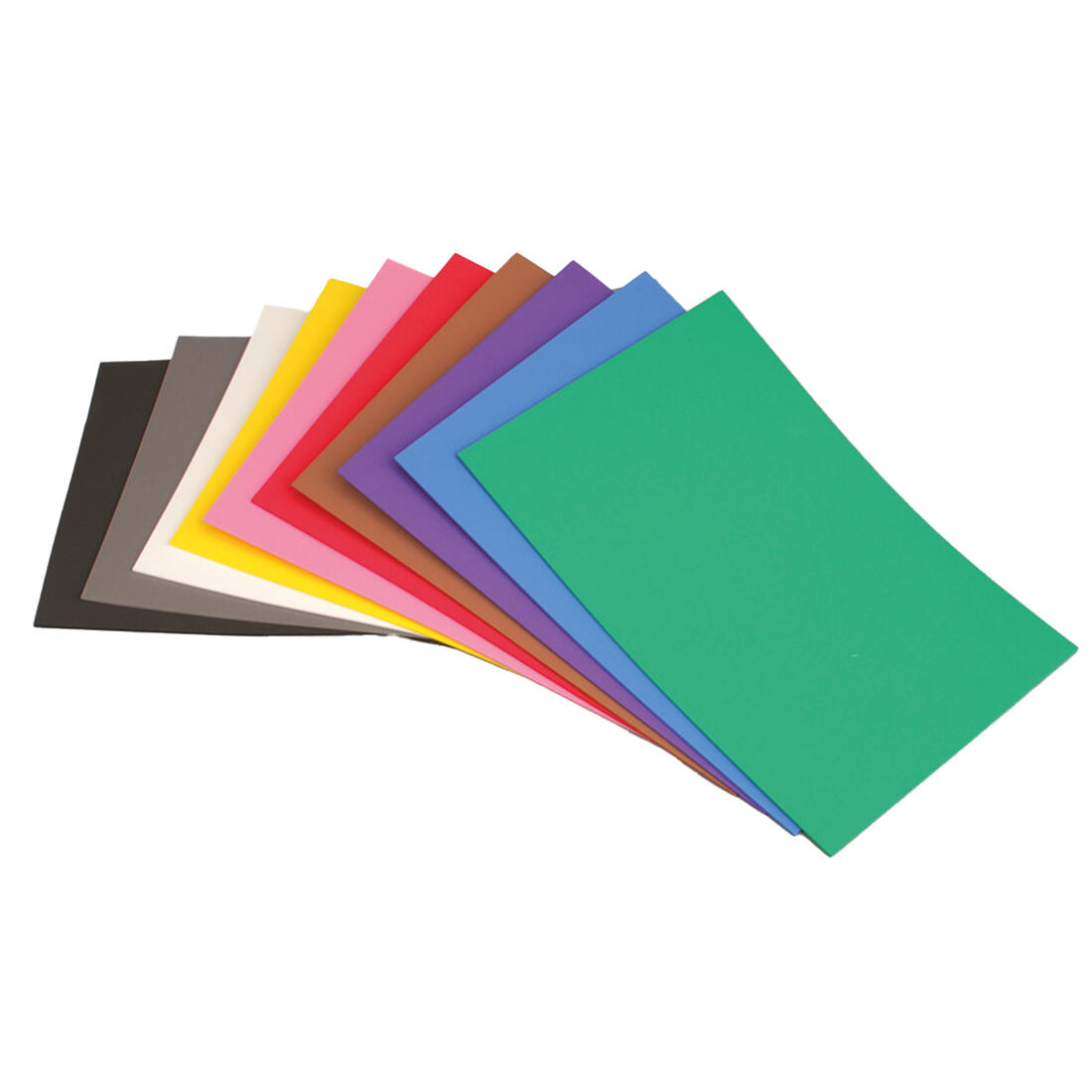 Gummivel 10 stuks 20 x 30 cm 2 mm assortiment 10 kleuren