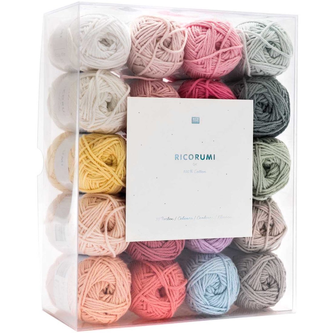 Ricorumi haakgaren 20 x 25 g pastel Ricorumi haakgaren 20 x 25 g pastel