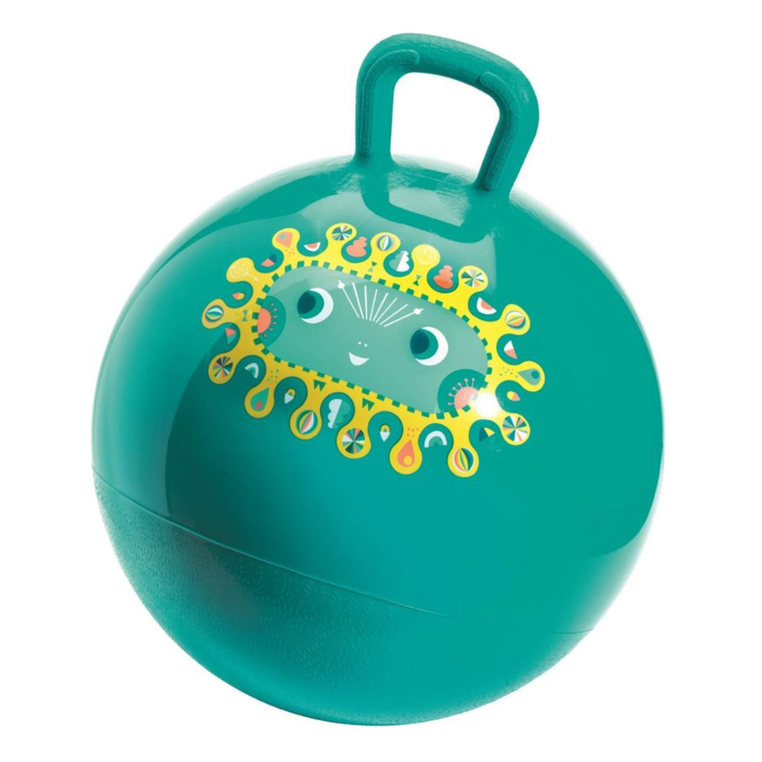 Springbal groen met handvat Diego 45 cm