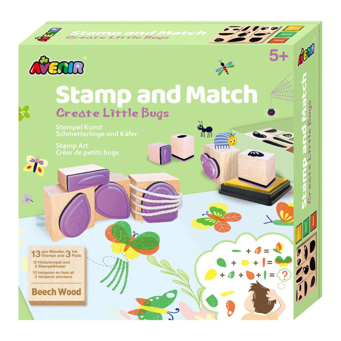 Avenir stempelset insecten