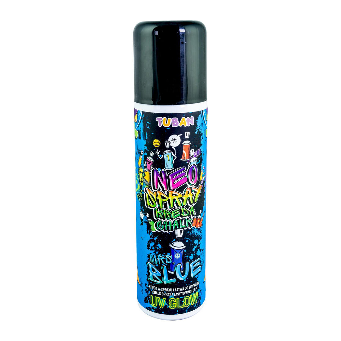 Tuban - krijtspray neon blauw