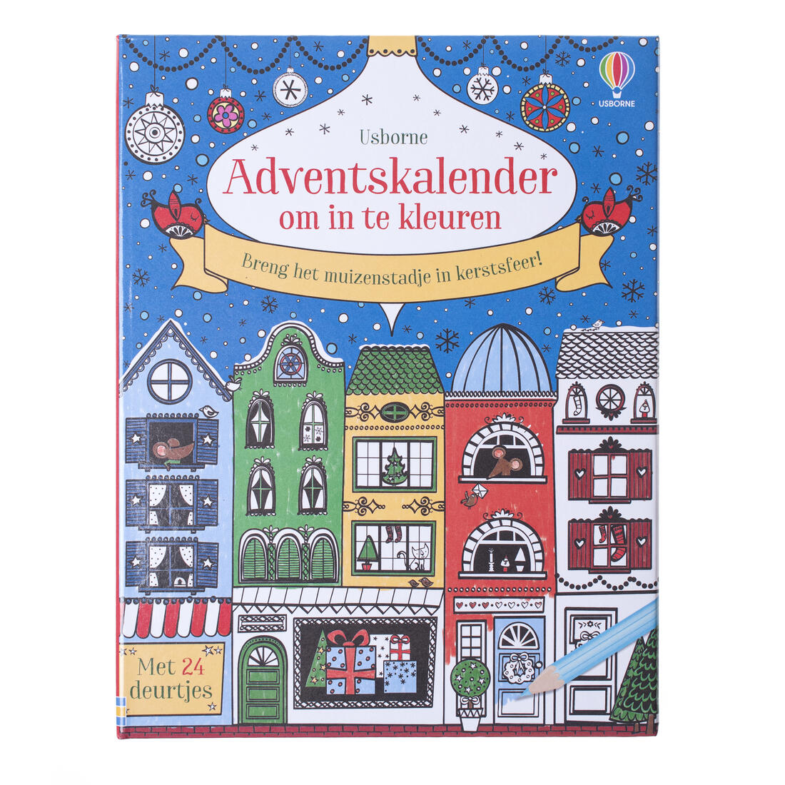 Adventskalender om in te kleuren 