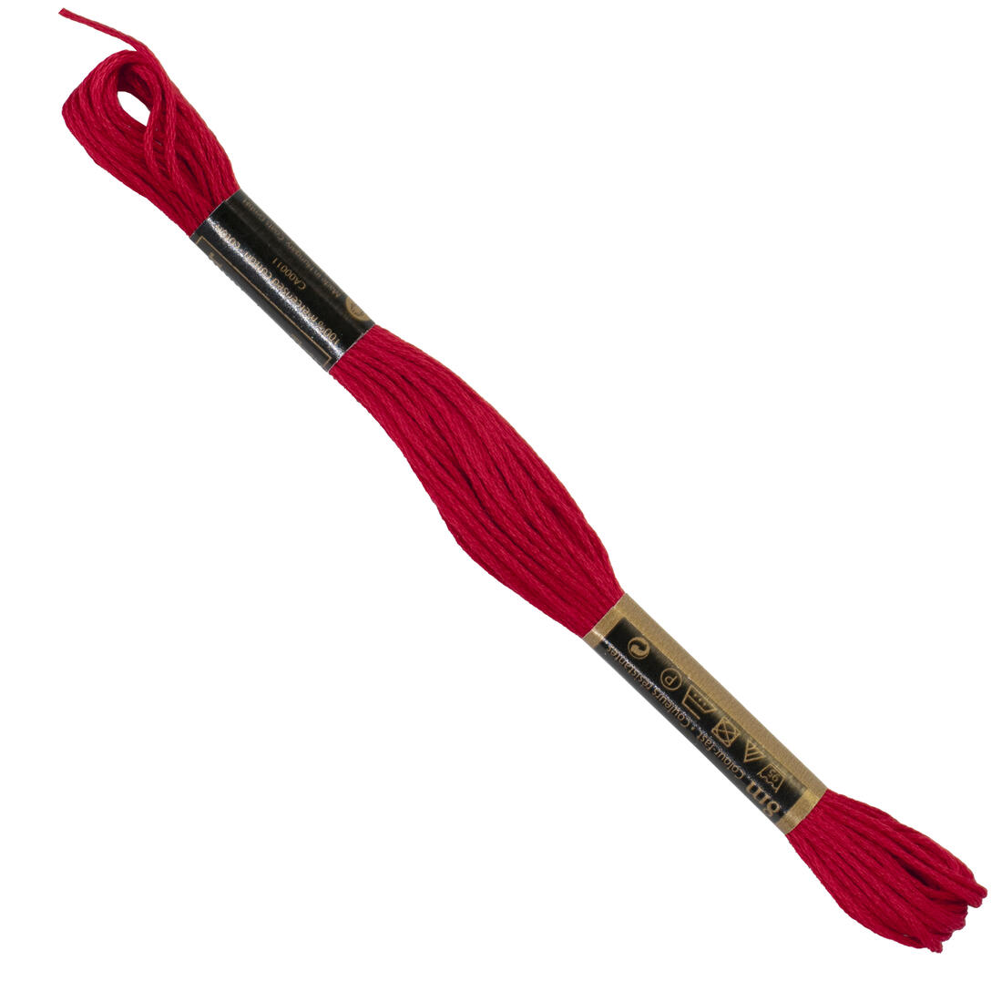 nr 0047 splitkatoen borduurgaren donkerrood