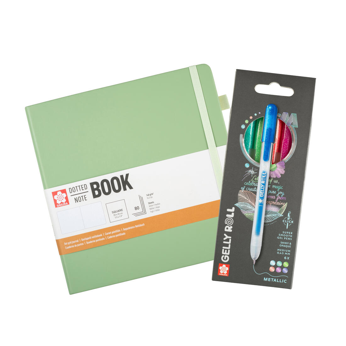 Sakura bullet journal + Gelly roll pennen set 