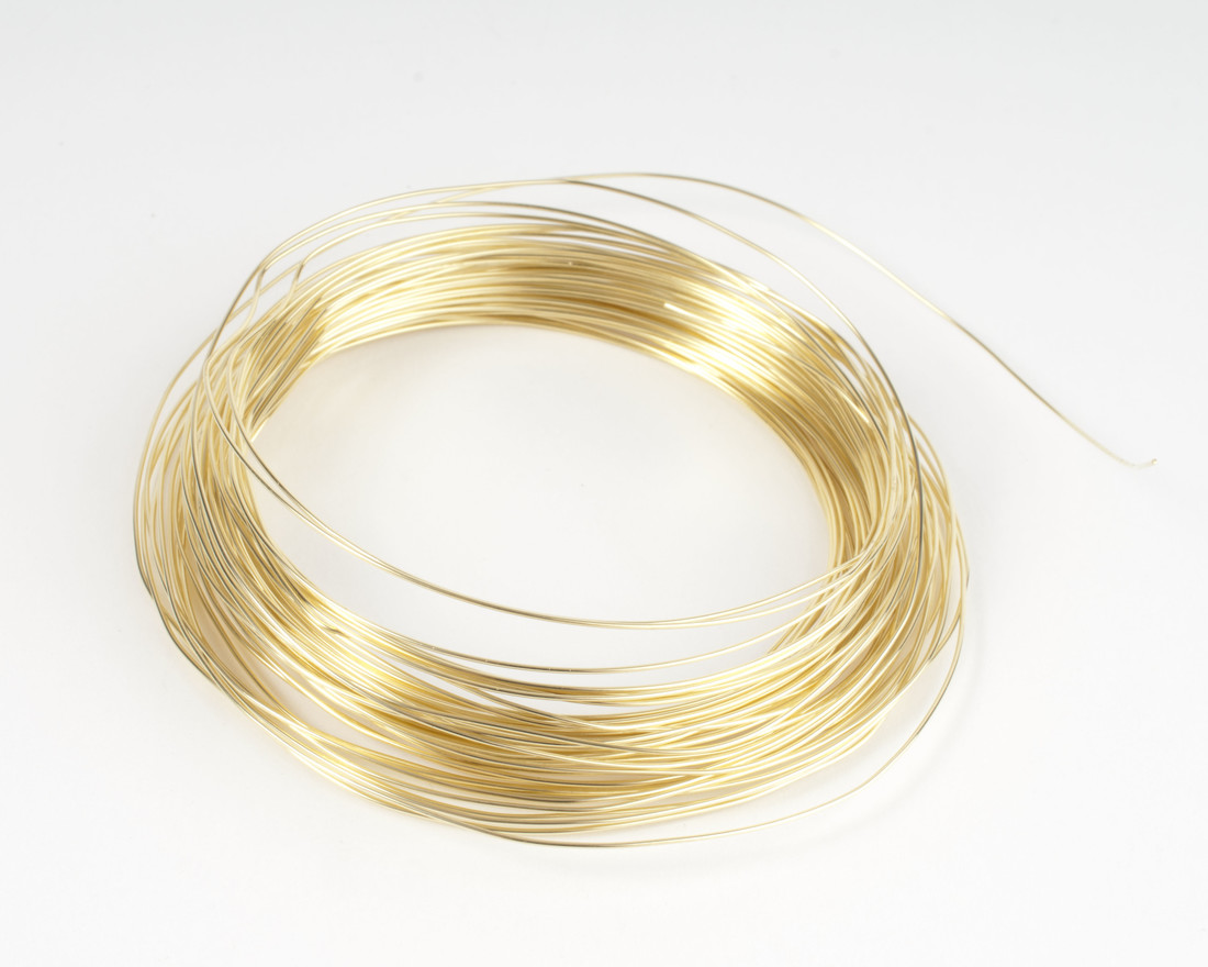 Messingdraad goudkleurig 0,6 mm 10 m Messingdraad goudkleurig 0,6 mm 10 m