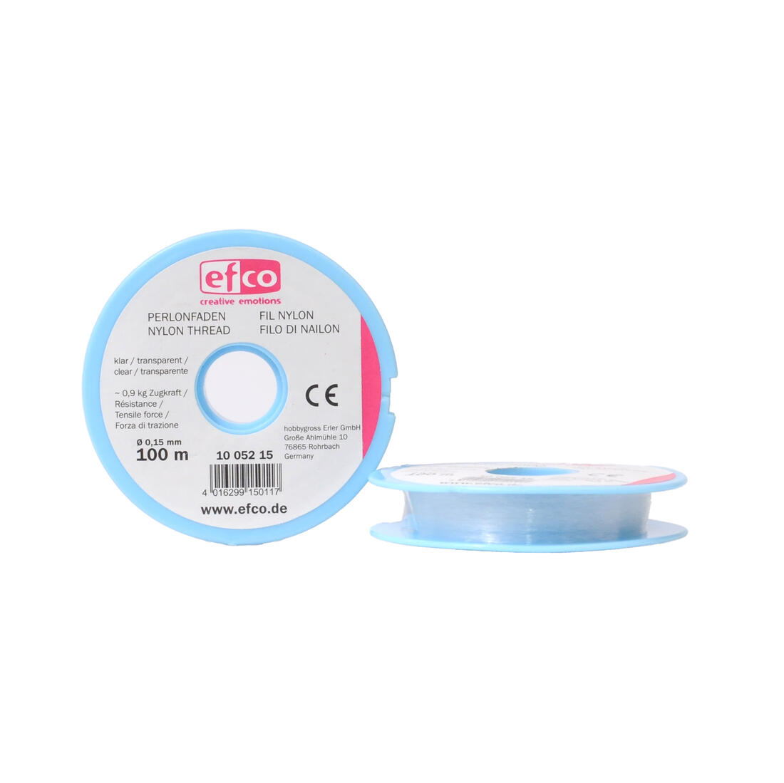 Nylondraad 0,15 mm 100 m transparant Nylondraad 0,15 mm 100 m transparant