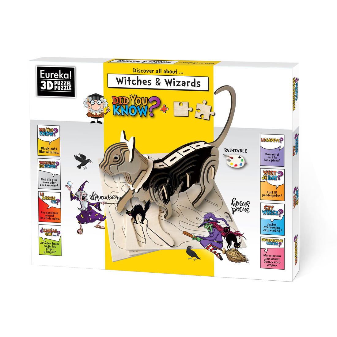 Gepetto's workshop Kat - Did you know? Heksen & Tovenaars