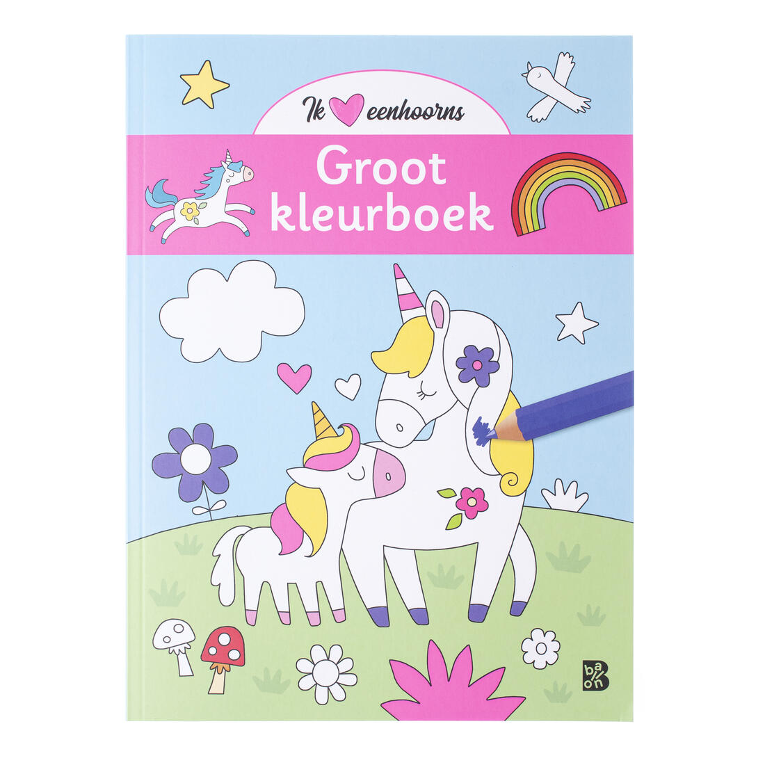 Groot kleurboek Eenhoorns