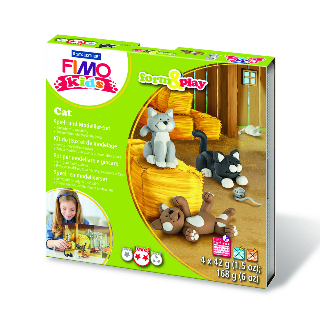 Fimo Kids speelset Katten