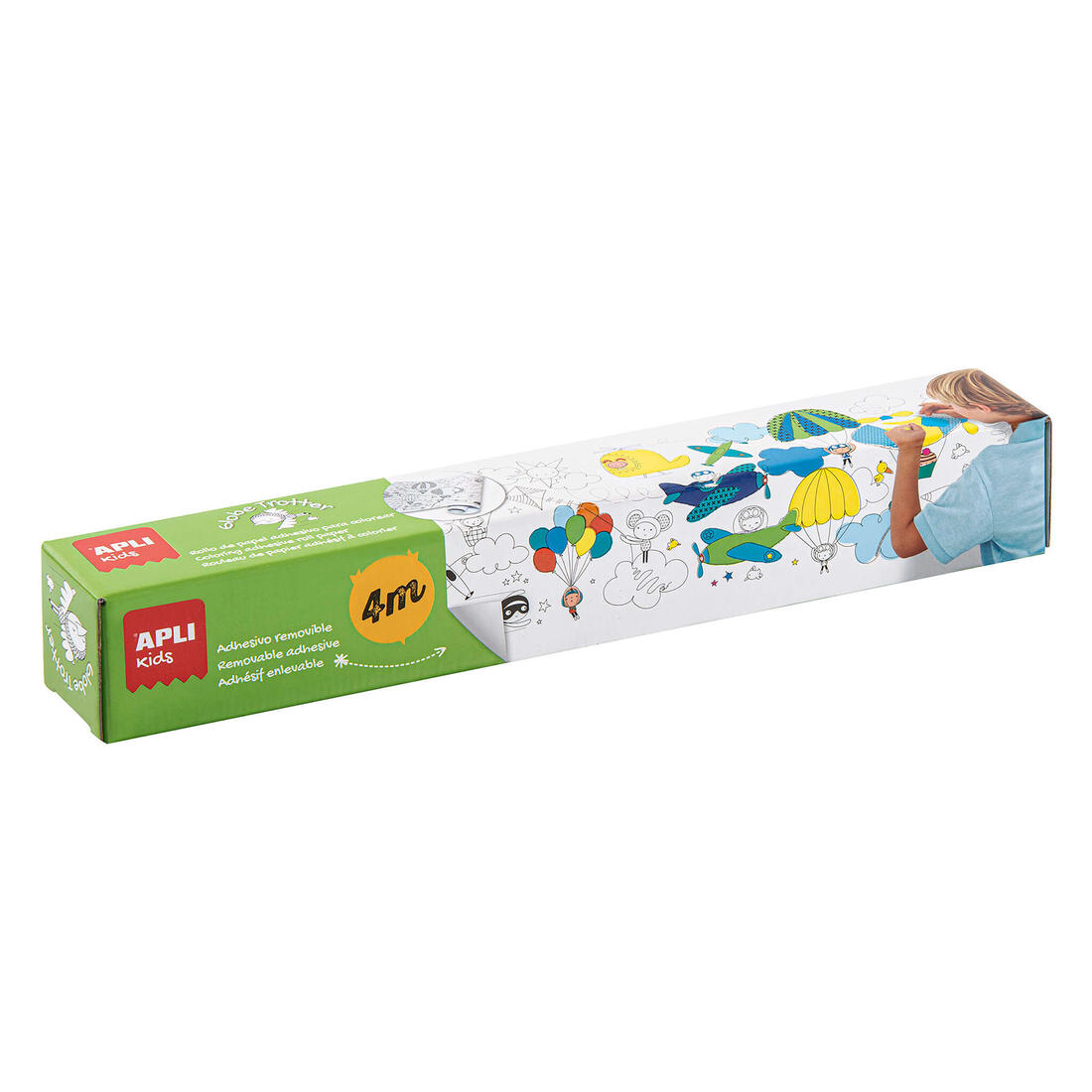 Apli Kids kleurplaat op rol 4 meter Transport  Apli Kids kleurplaat op rol 4 meter Transport