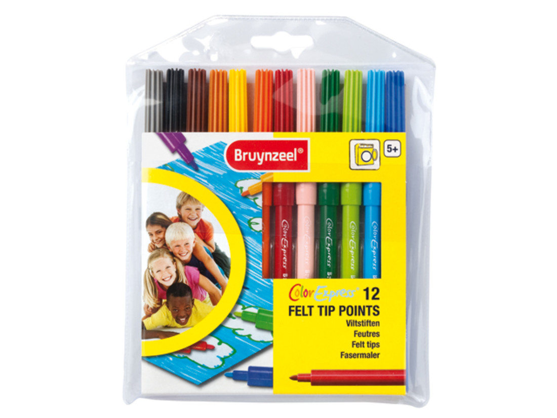 Bruynzeel viltstiften 12 stuks Bruynzeel viltstiften 12 stuks