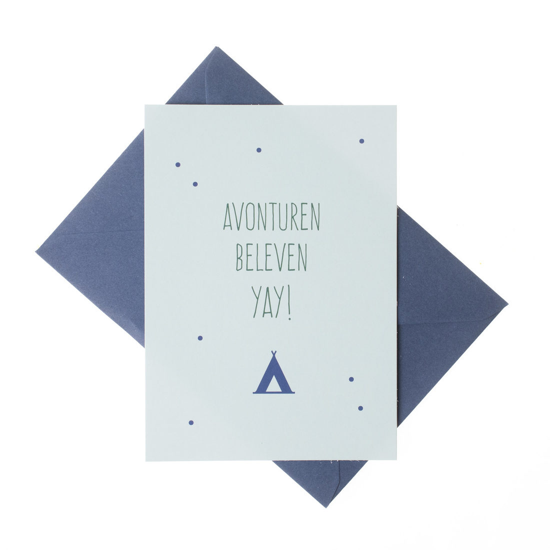 Wenskaart - Avonturen beleven yay! Wenskaart - Avonturen beleven yay!