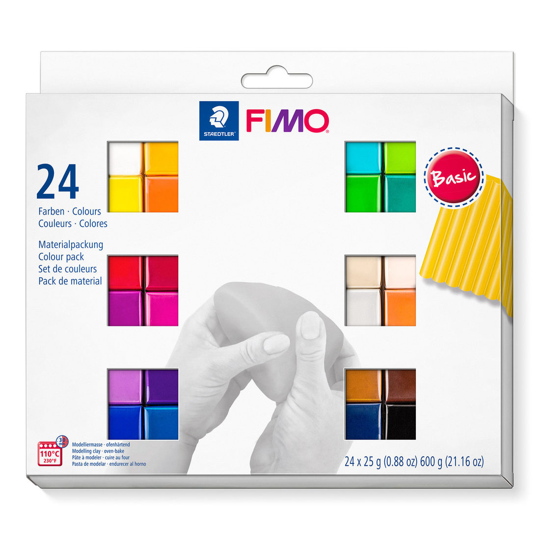 Fimo Soft set 24 kleuren van 25 g