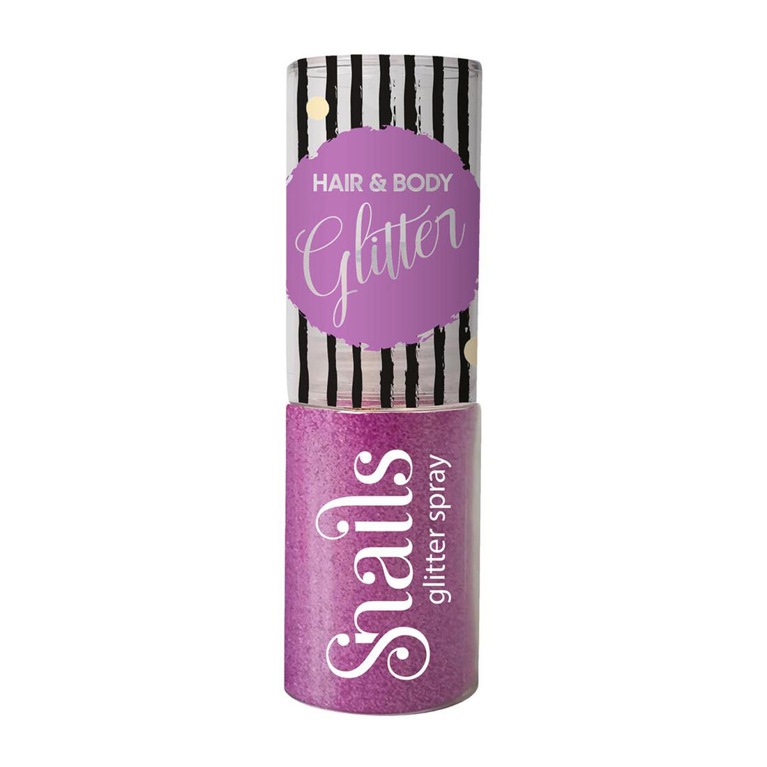 Body & hair glitterspray paars