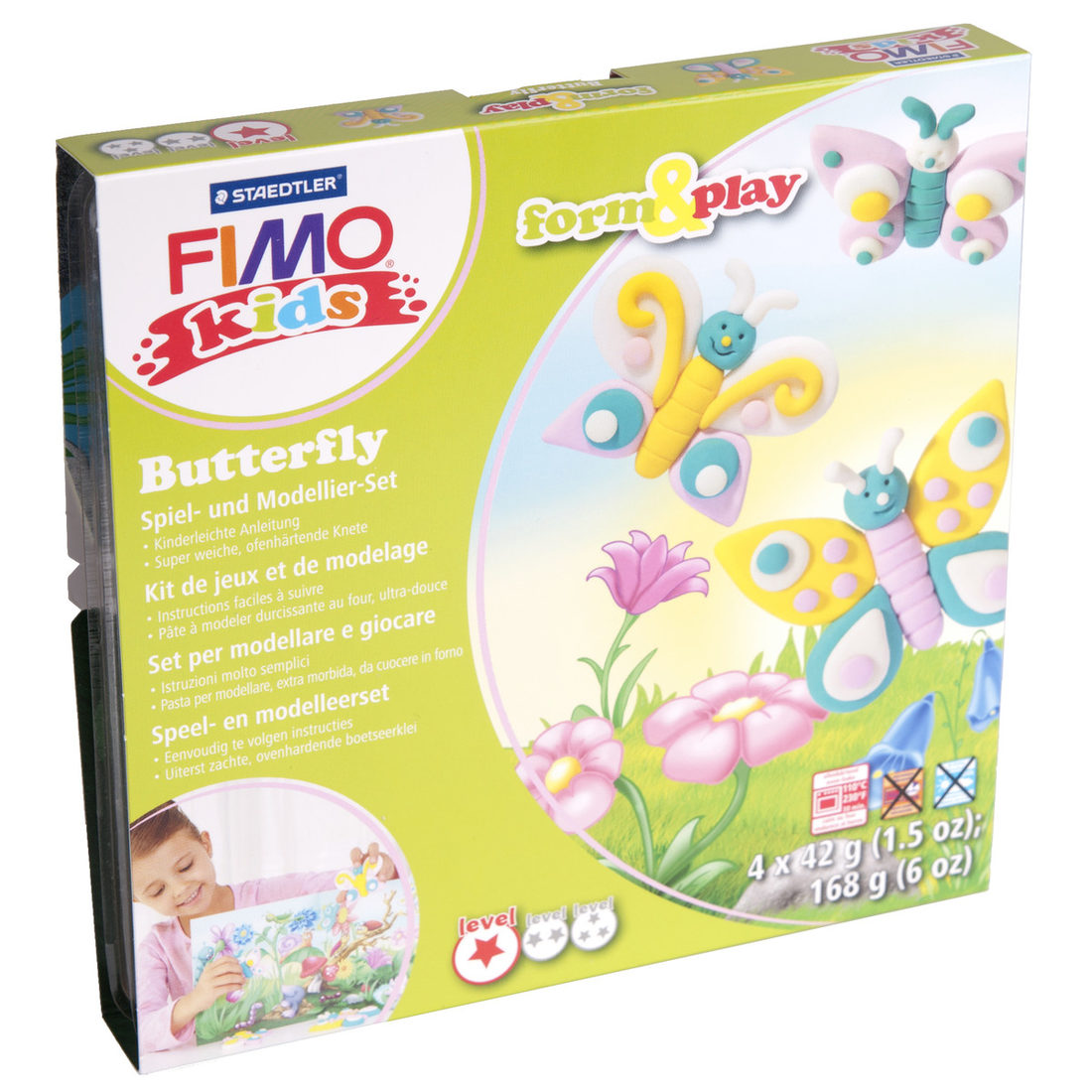 Fimo Kids speelset Vlinders Fimo Kids speelset Vlinders