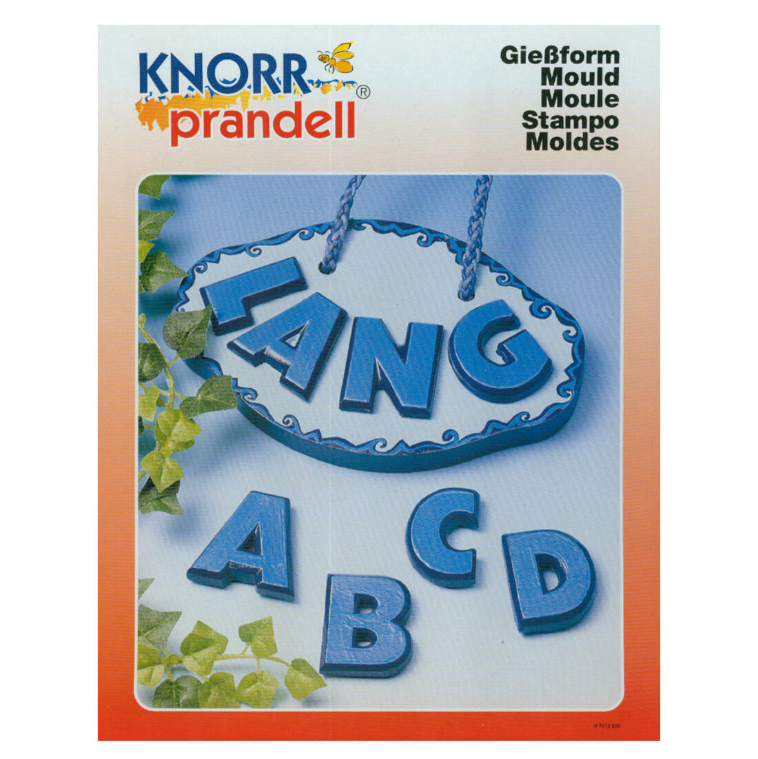 Gietvorm alfabet hoofdletters 3,5 cm