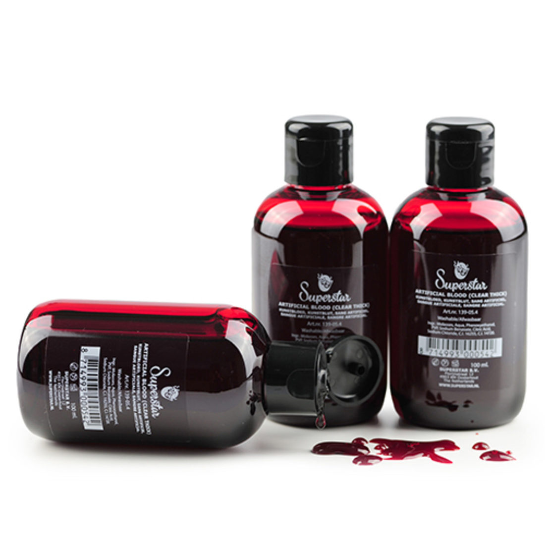 Superstar kunstbloed helder stollend 100 ml Superstar kunstbloed helder stollend 100 ml