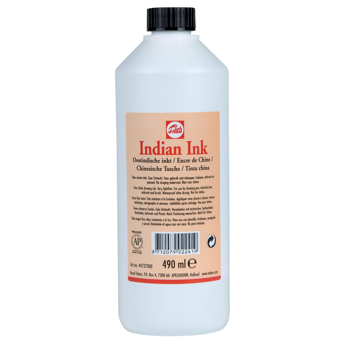 Talens Oostindische inkt 490 ml