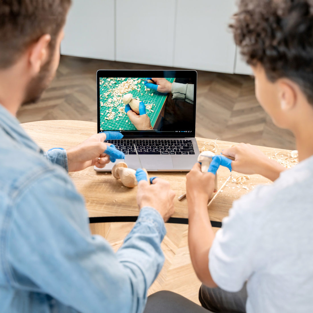 Family fun houtsnijden set  Family fun houtsnijden set