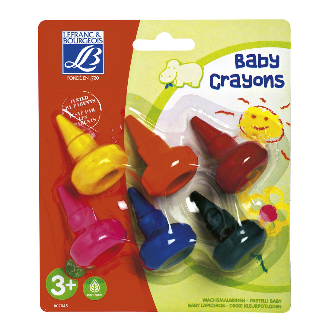 Baby krijtjes 6 stuks Baby krijtjes 6 stuks