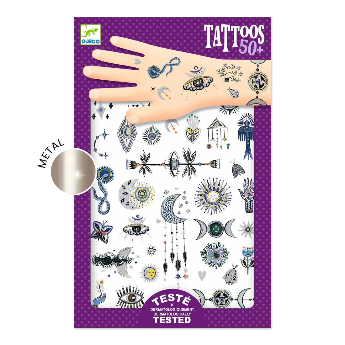 Djeco tattoos wicca 3+