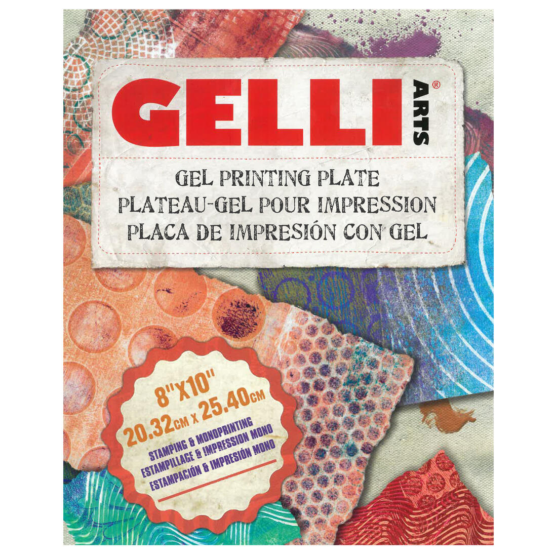 Gelli printplaat 20 x 25 cm Gelli printplaat 20 x 25 cm