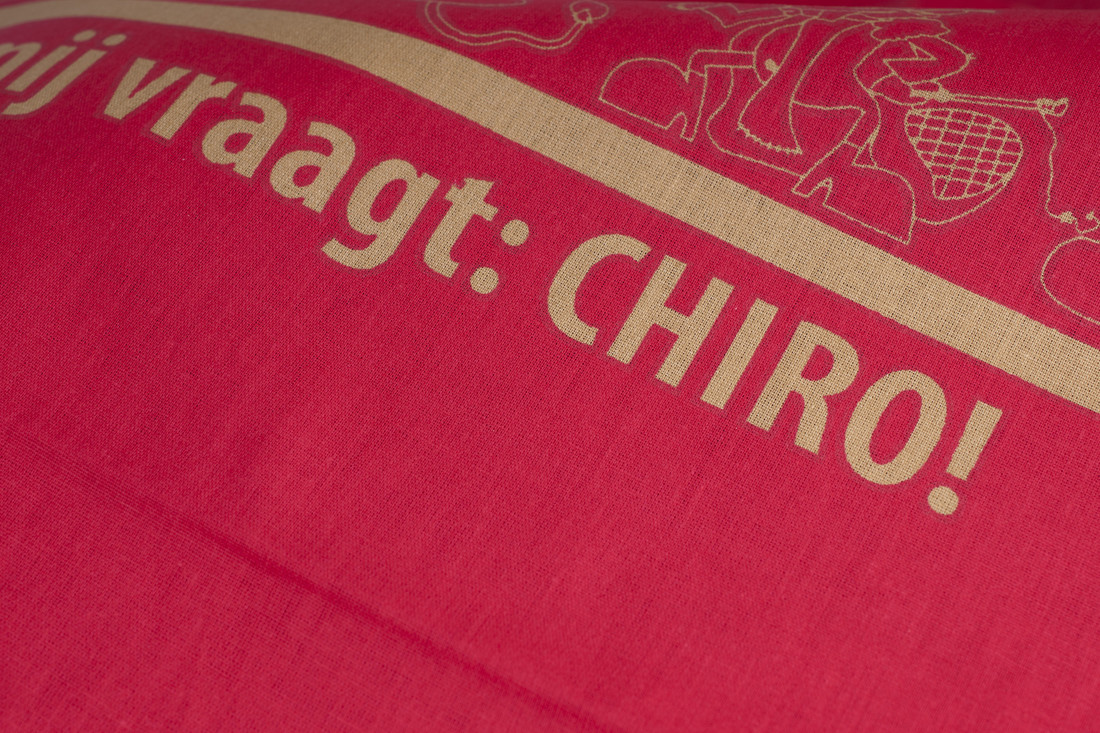 Kussensloop Als je 't mij vraagt: Chiro 65 x 65 cm Kussensloop Als je 't mij vraagt: Chiro 65 x 65 cm