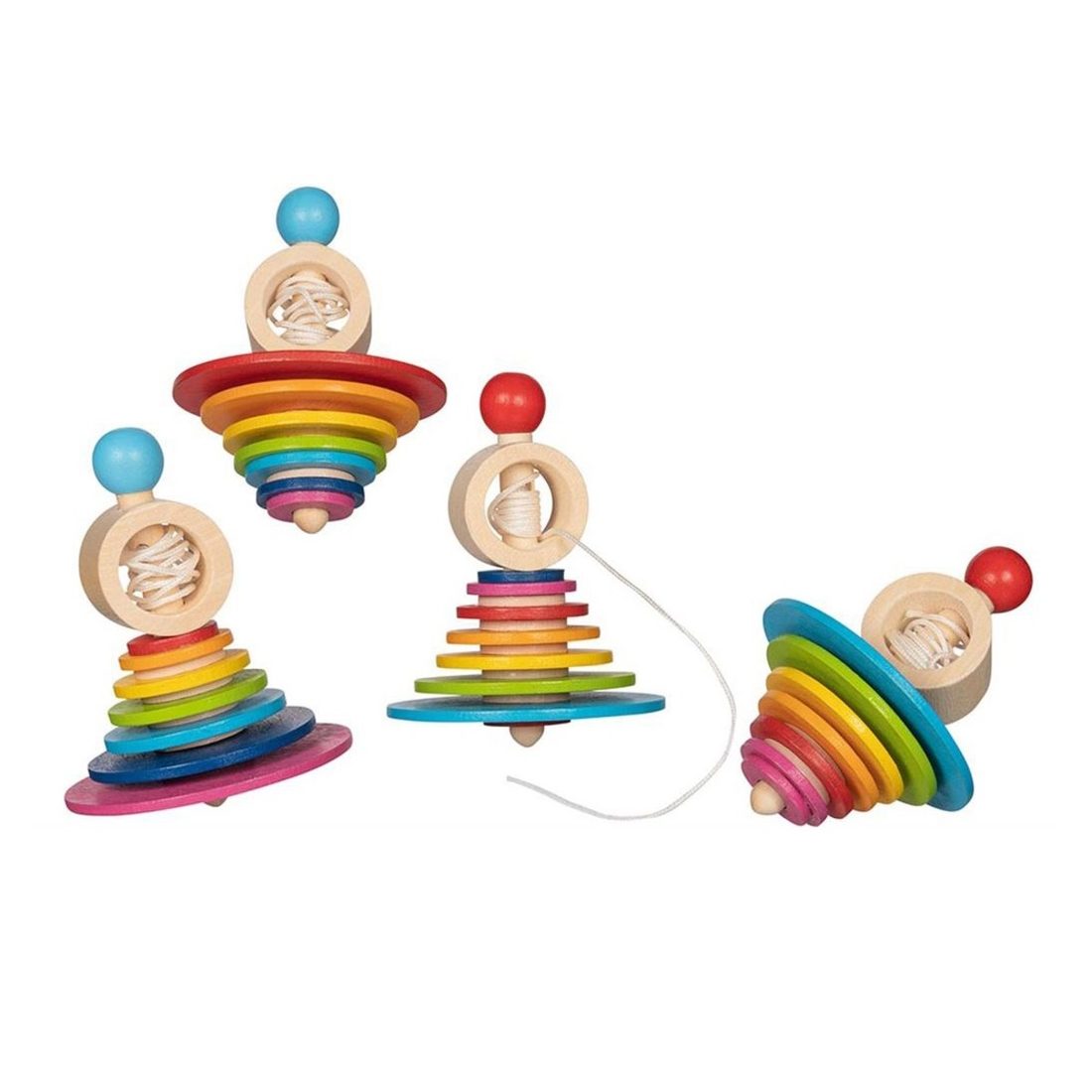Regenboog trektol 5+, verschillende vormen