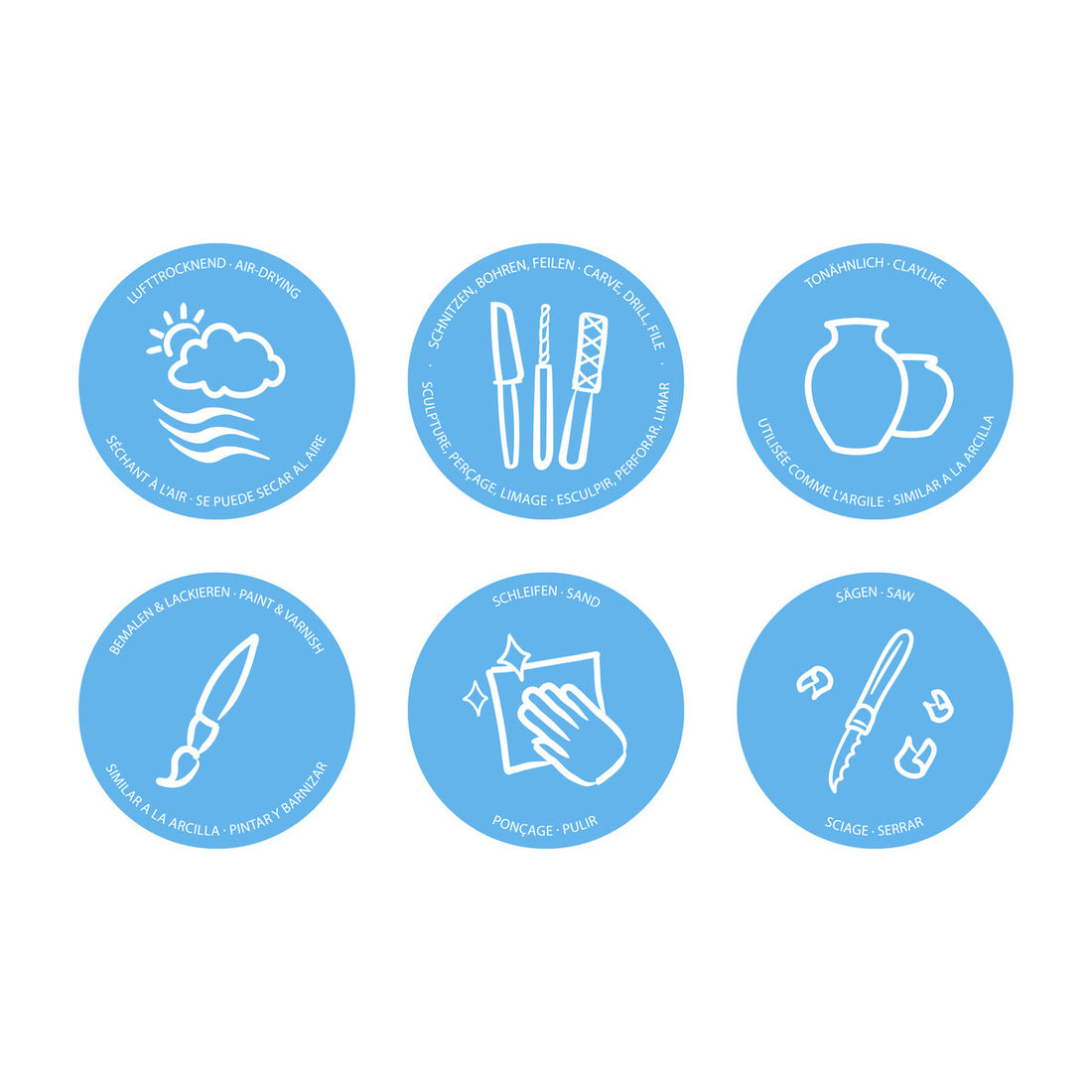 Fimo Air light boetseerklei 125 g wit Fimo Air light boetseerklei 125 g wit