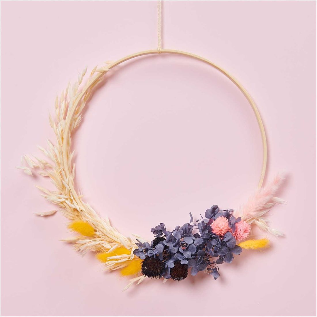 Droogbloemen mix 30 cm naturel zwart Droogbloemen mix 30 cm naturel zwart