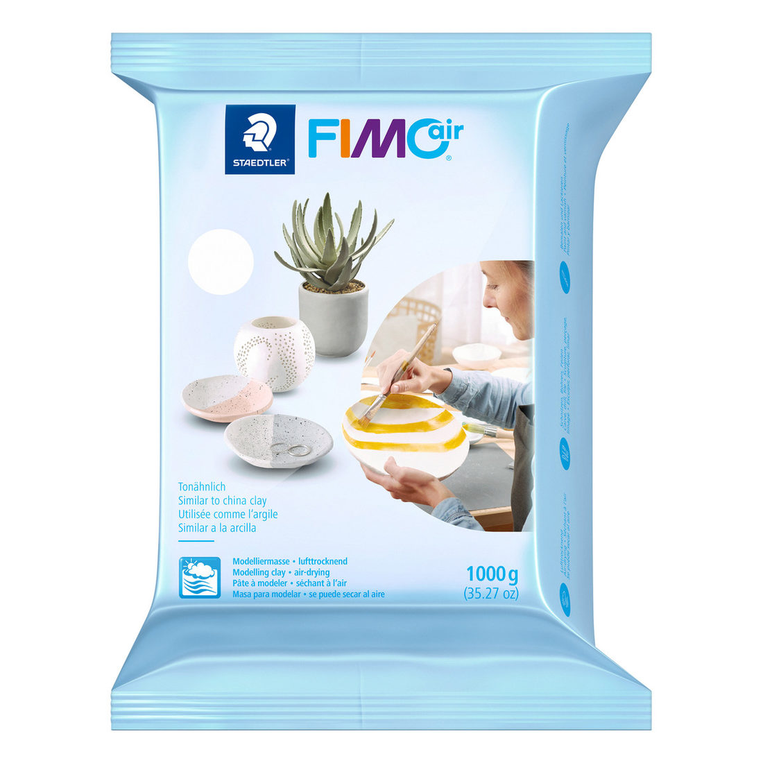 Fimo Air luchtdrogende klei 1000 g wit Fimo Air luchtdrogende klei 1000 g wit