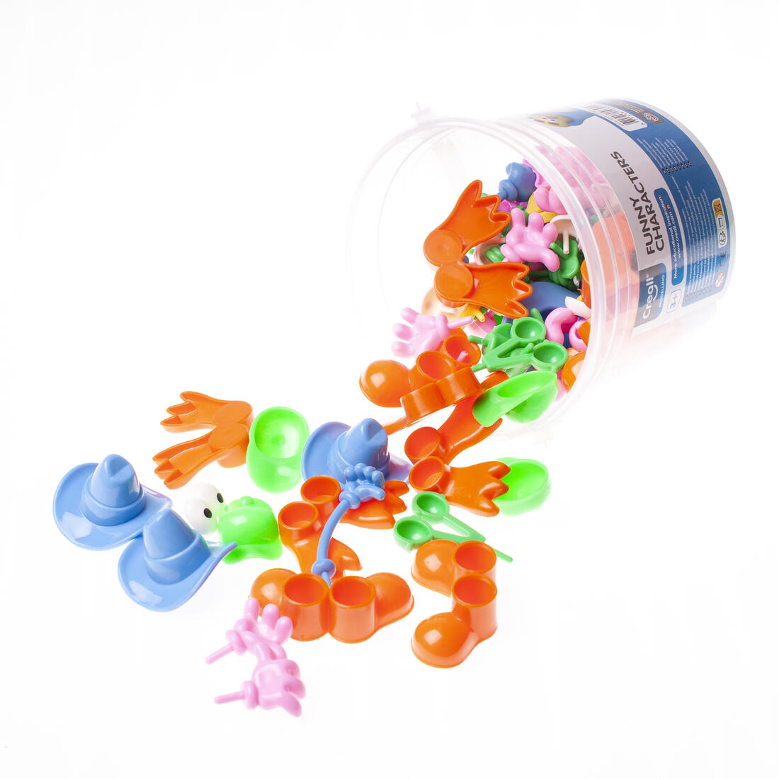 Creall plasticine Funny Characters 128 stuks