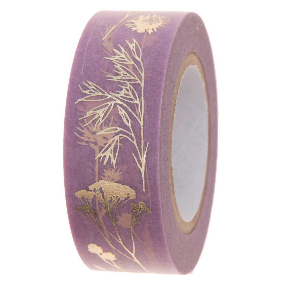 Washi tape 1,5 cm x 10 m bloemen roze