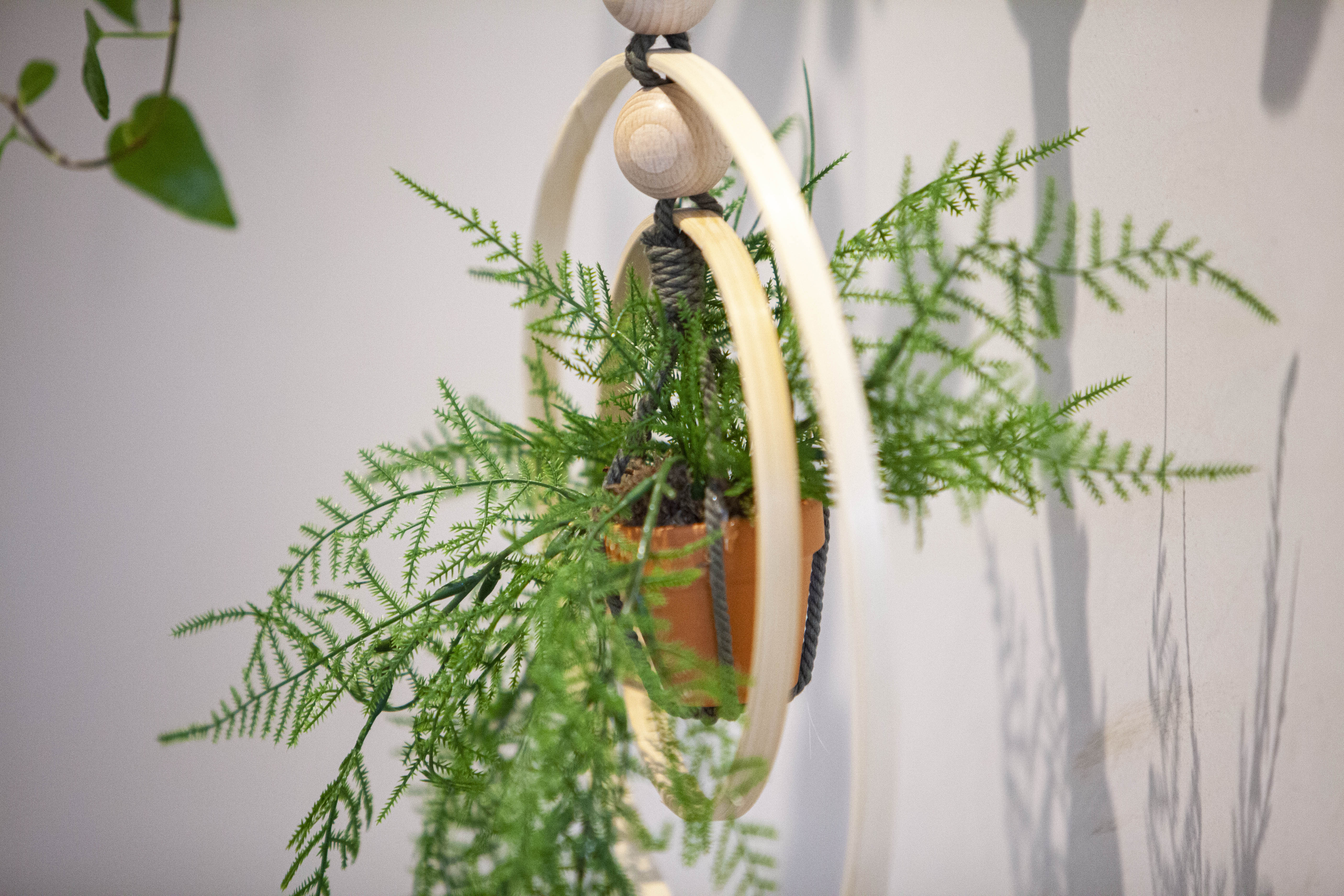 Knutselidee: macramé plantenhanger