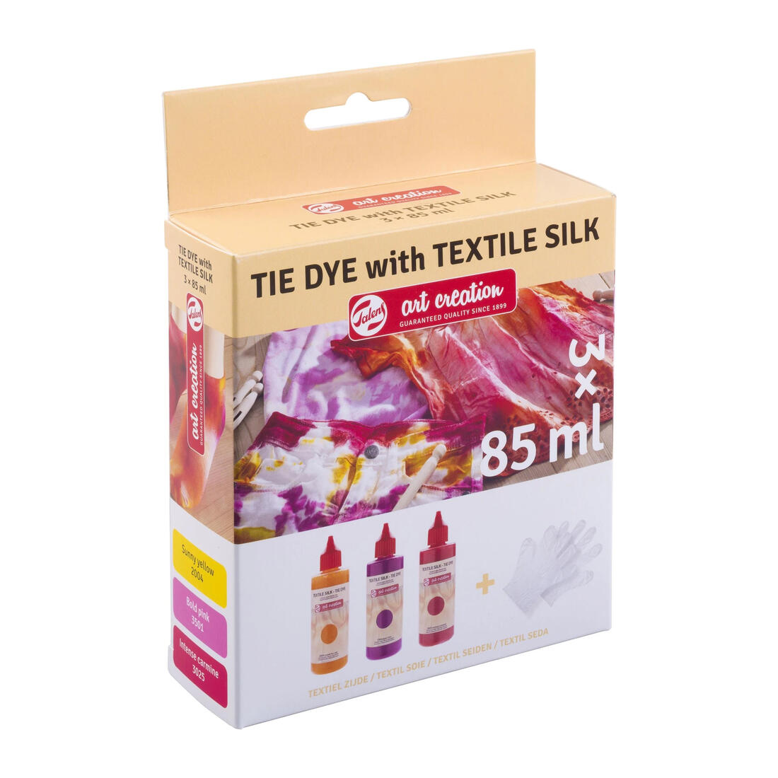 Talens Art Creation Tie-Dye Set 3 x 85 ml Roze