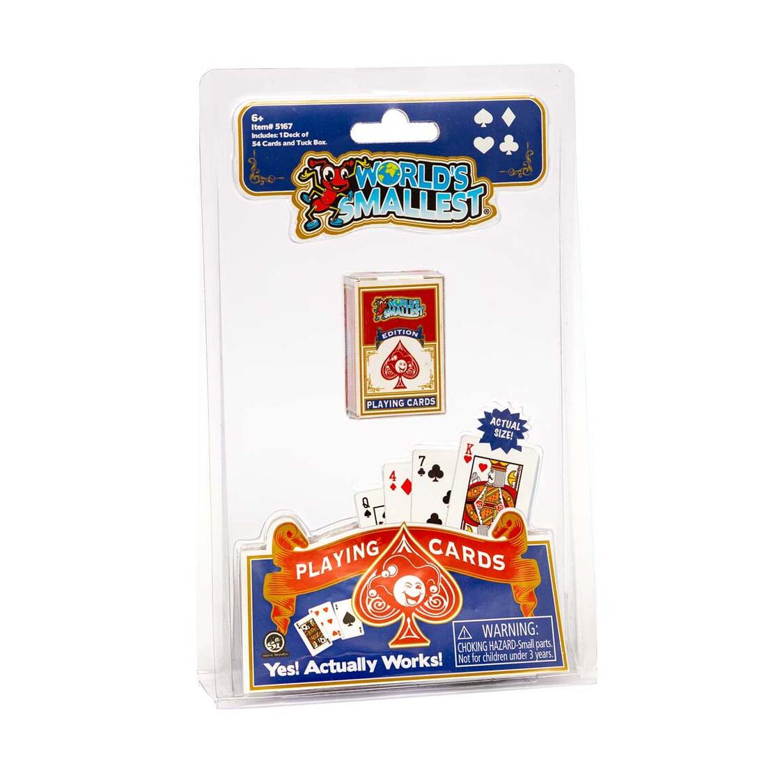 World's Smallest Games speelkaarten