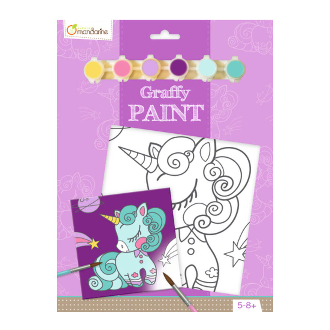 Graffy Paint eenhoorn 5-8 jaar