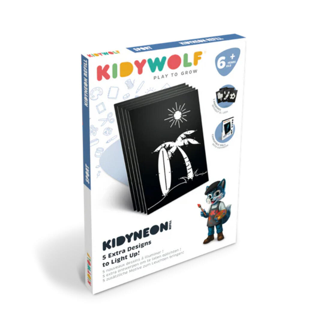 Kidyneon aanvulpakket met 3 tekeningen - Sport