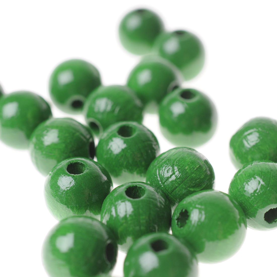 Houten parels 10 mm 52 stuks Houten parels 10 mm 52 stuks