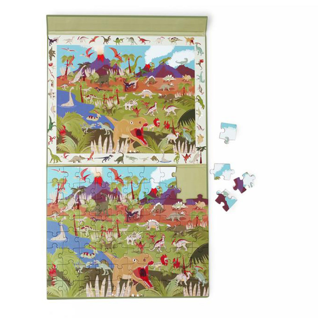 Magnetische puzzel Discovery: dino 80 stuks 4+